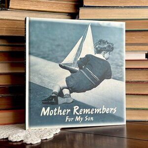 Mother Remembers Son Scrapbook Vintage Keepsake